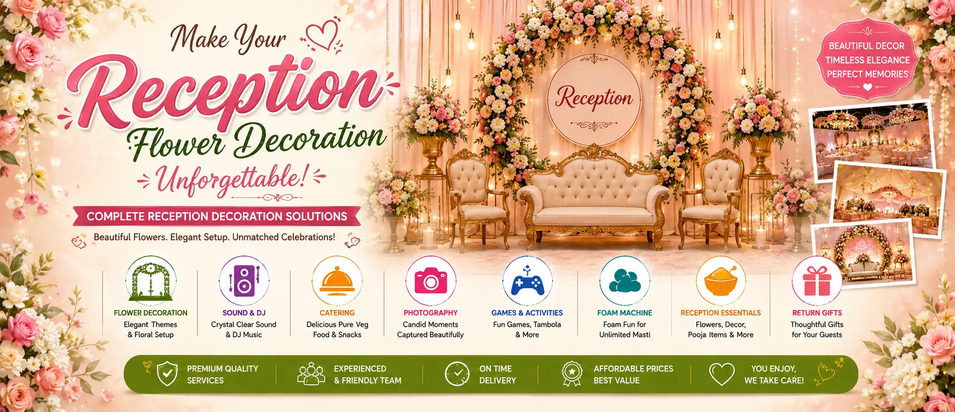 Decoration setup in your location