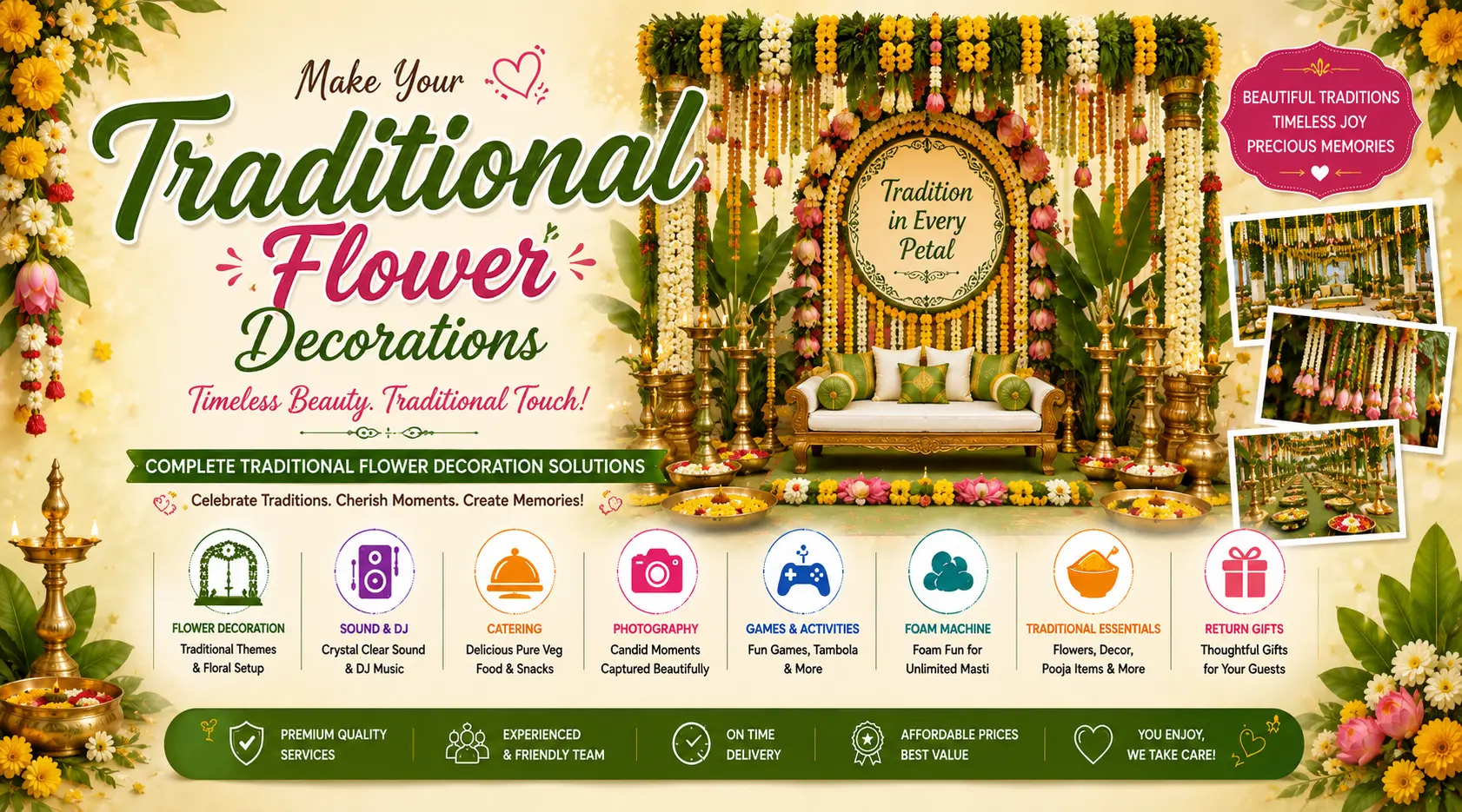 Decoration setup in your location