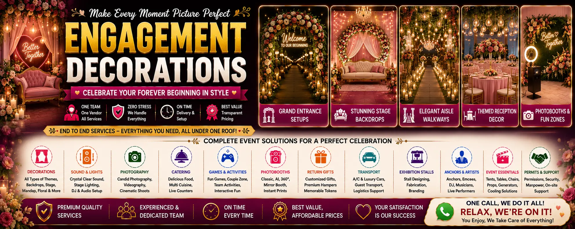 Decoration setup in your location