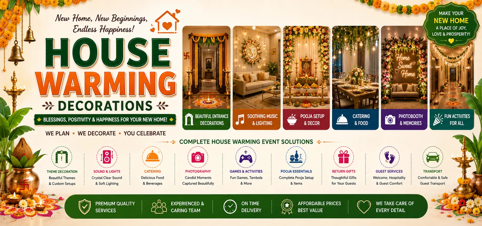 Decoration setup in your location