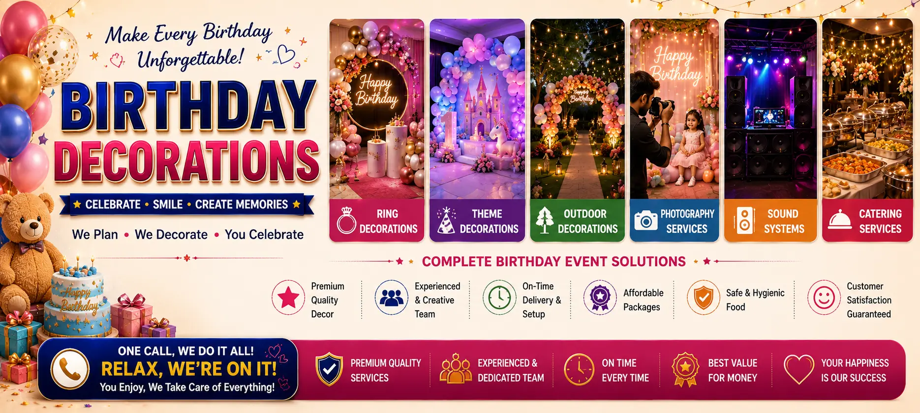 Decoration setup in your location