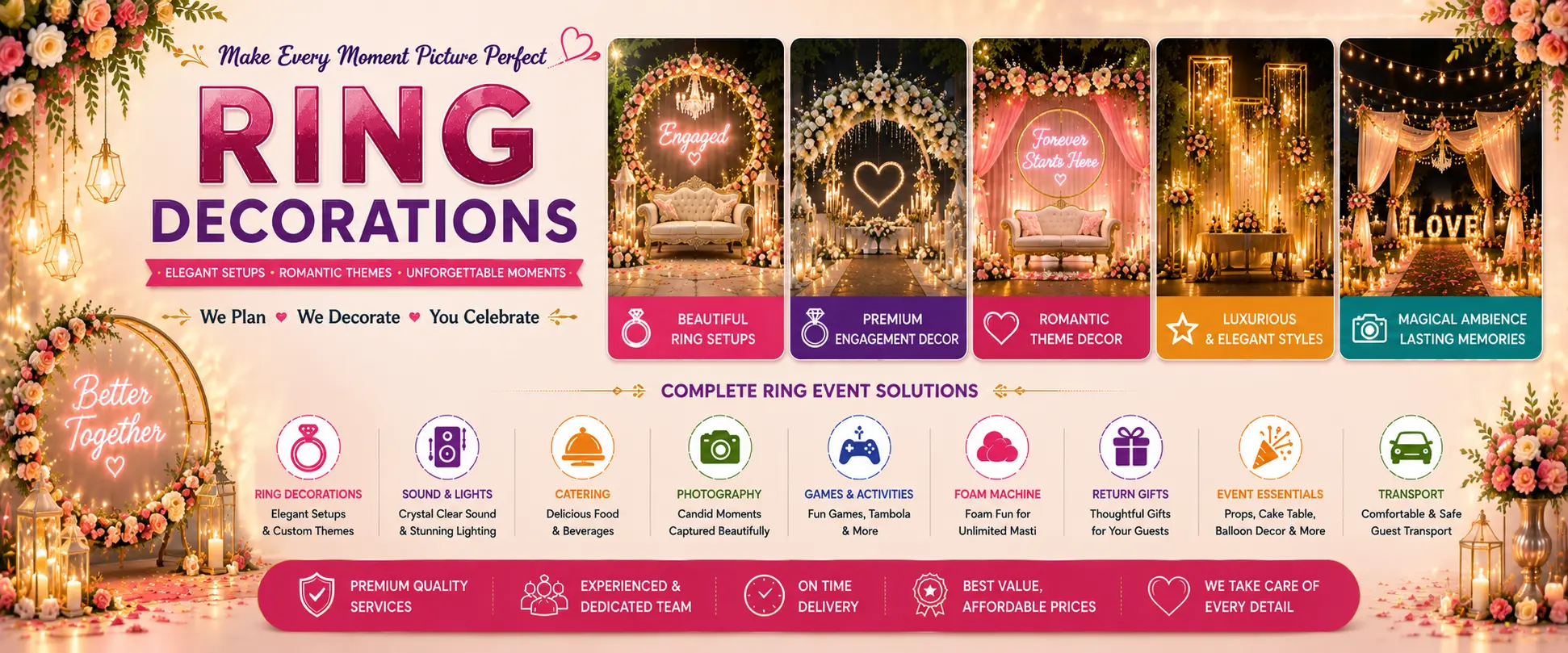 Ring Decorations Theme Decorations in Vijayawada