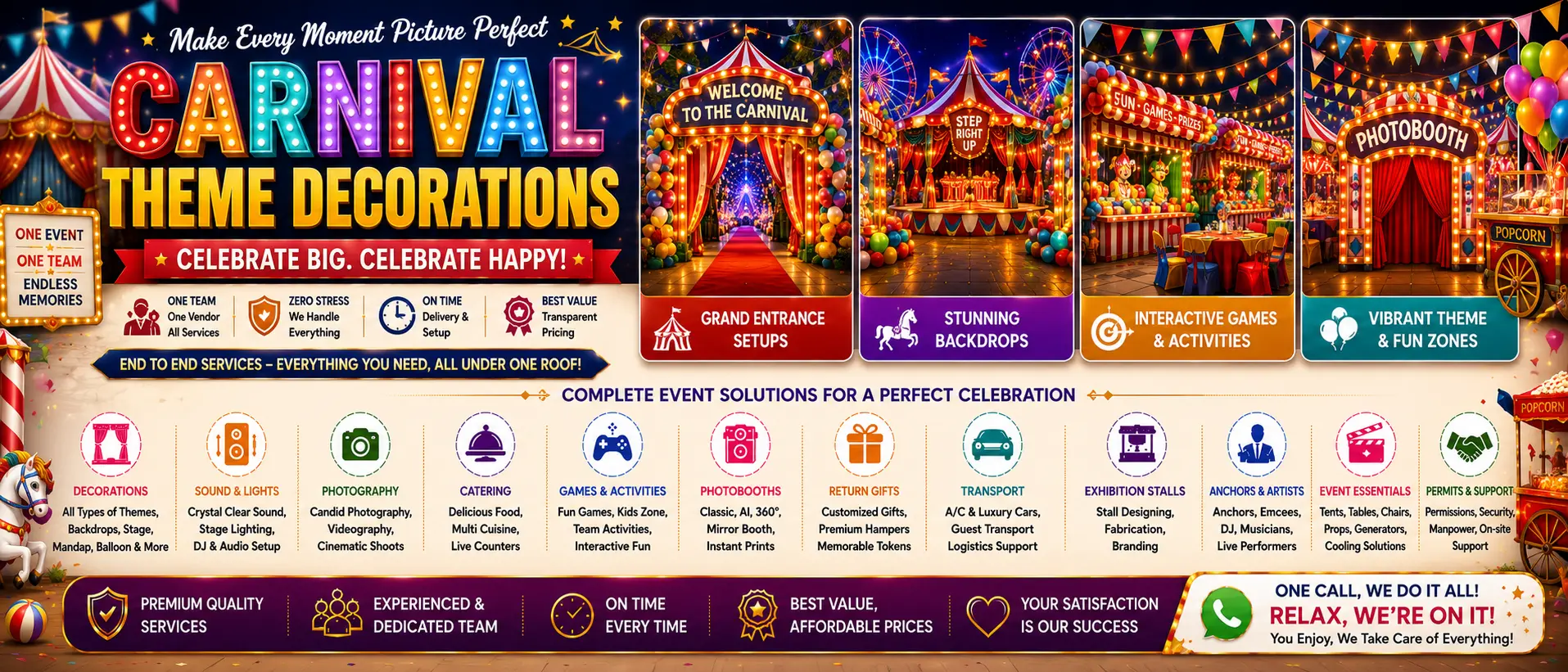 Carnival Theme Decorations Theme Decorations in Vijayawada