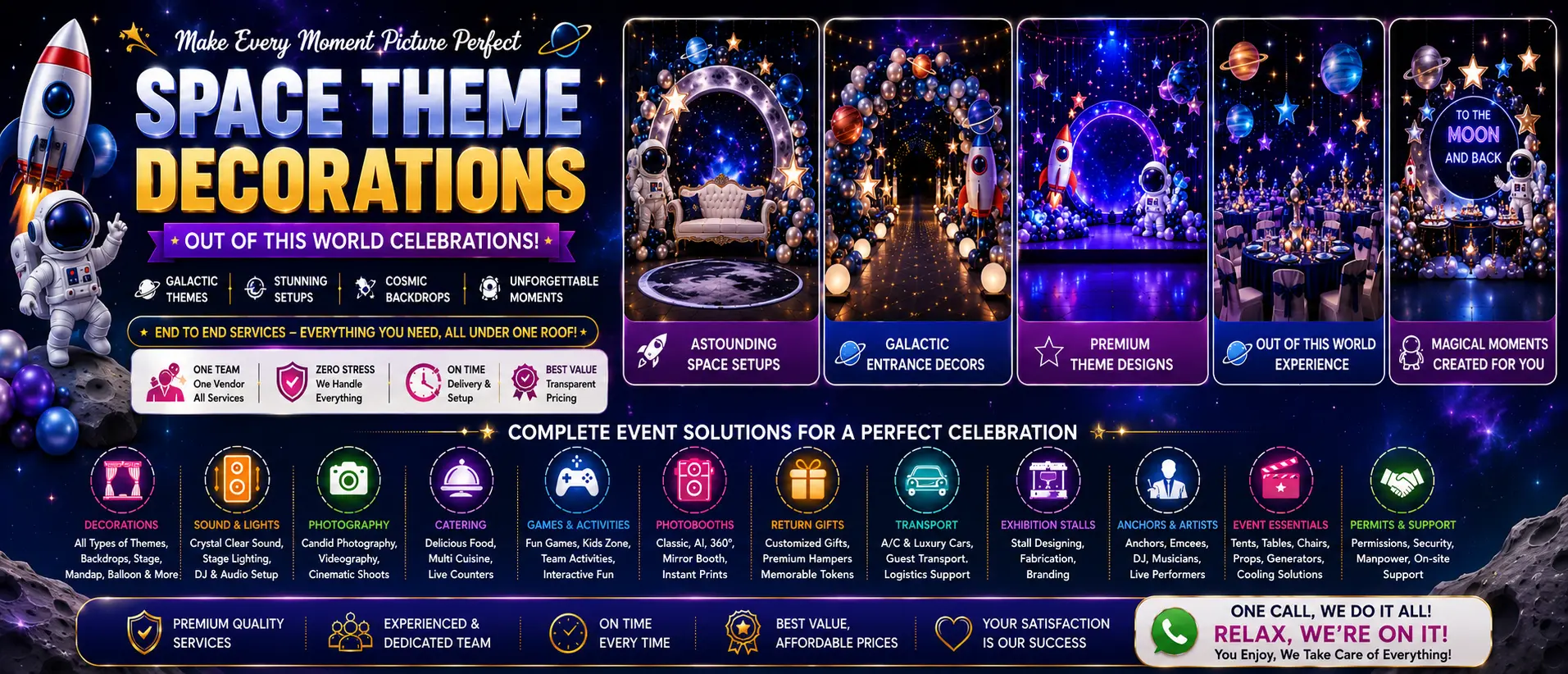 Space Theme Decorations Theme Decorations in Vijayawada