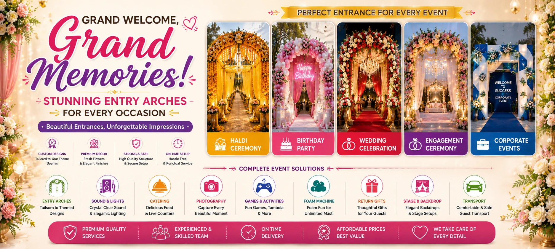 Decoration setup in your location