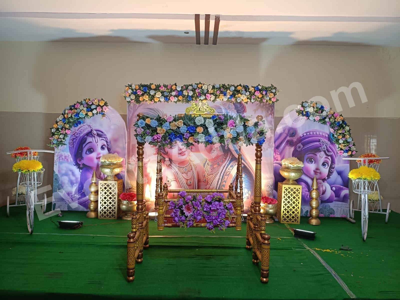 baby-naming-ceremony-decoration Decoration in warangal urban