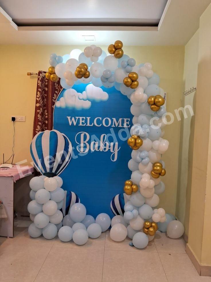 Baby shower backdrop in Bokaro