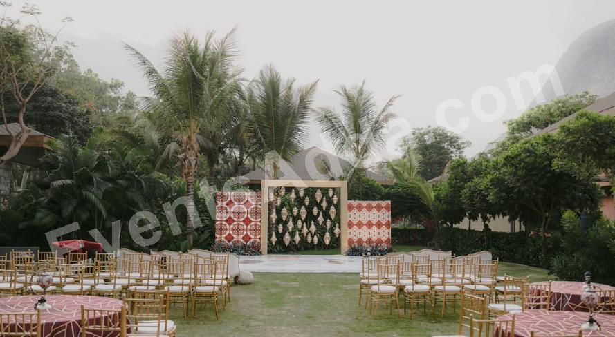 boho-garden-wedding-ceremony-decoration in Kolkata