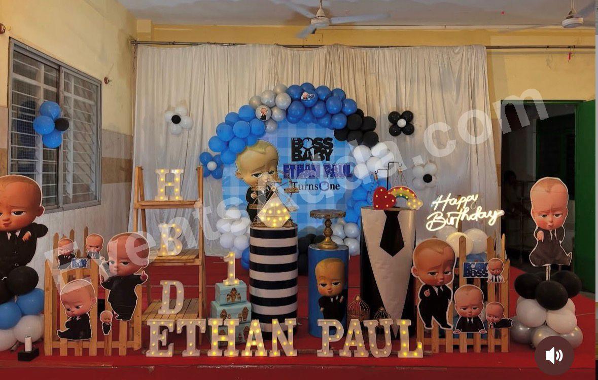 boss-baby-theme-birthday-decoration in Bangalore