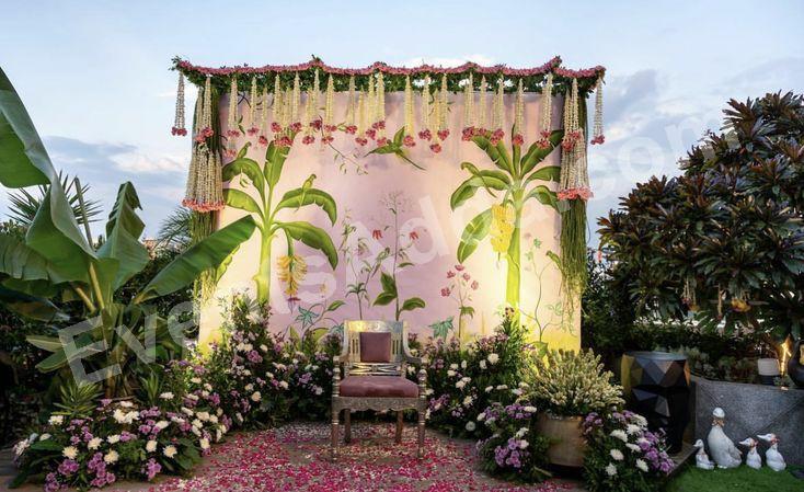 botanical-floral-traditional-stage-decoration in Chandigarh