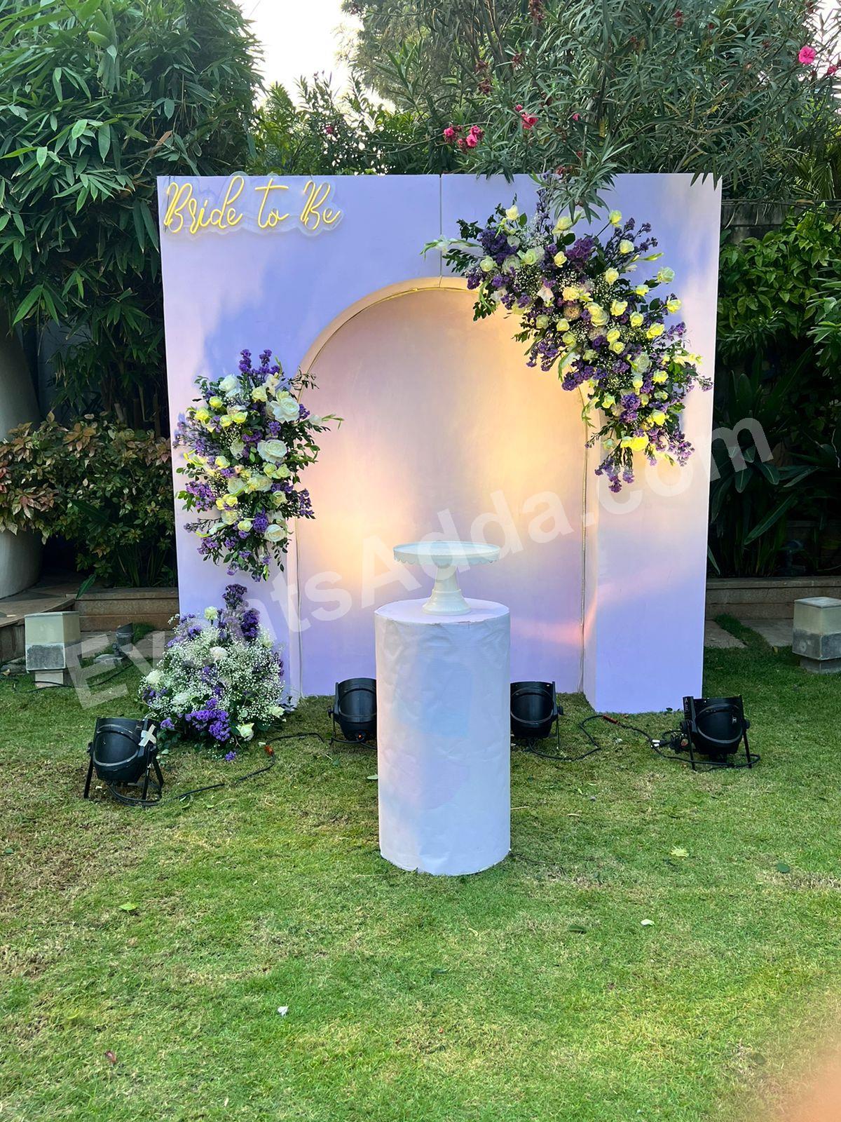 Bride to Be Floral Arch Decoration Decoration in Malaysia