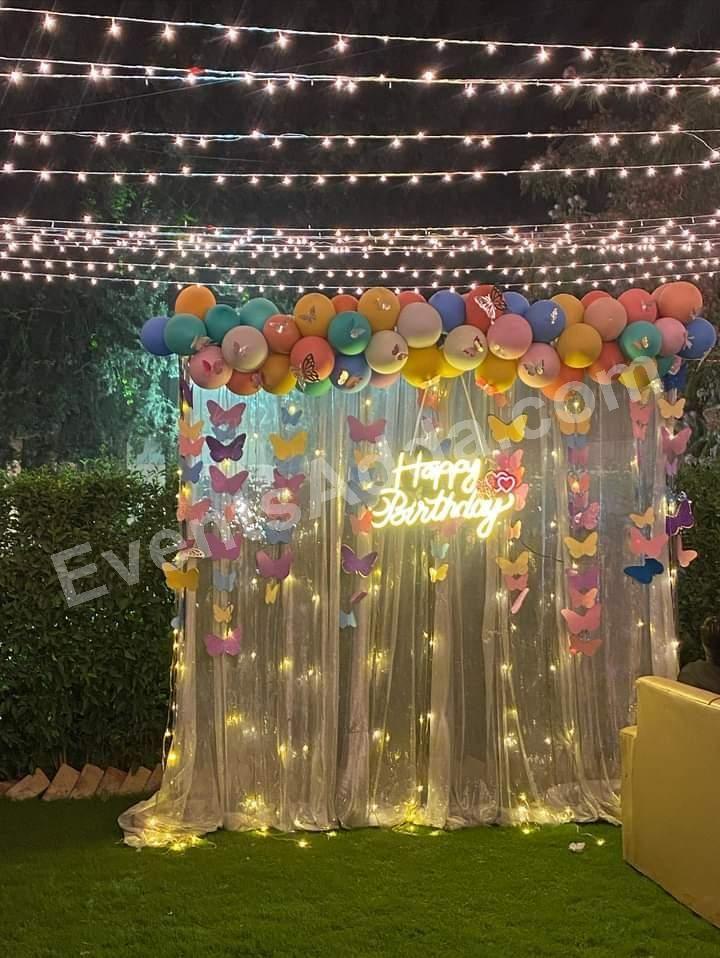 Butterfly Fairy Light Birthday Decoration in Hyderabad