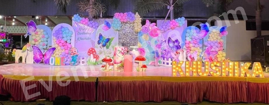 butterfly-fantasy-wonderland-first-birthday-decoration Decoration in =Hyderabad