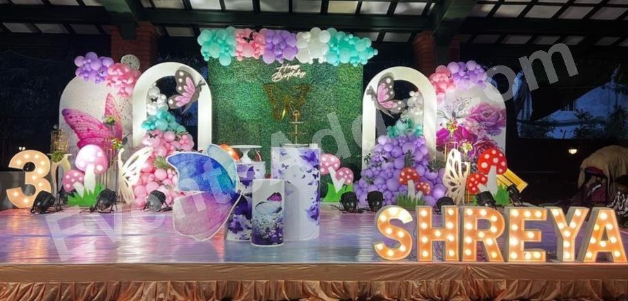 butterfly-garden-fantasy-birthday-decoration Decoration in =Hyderabad