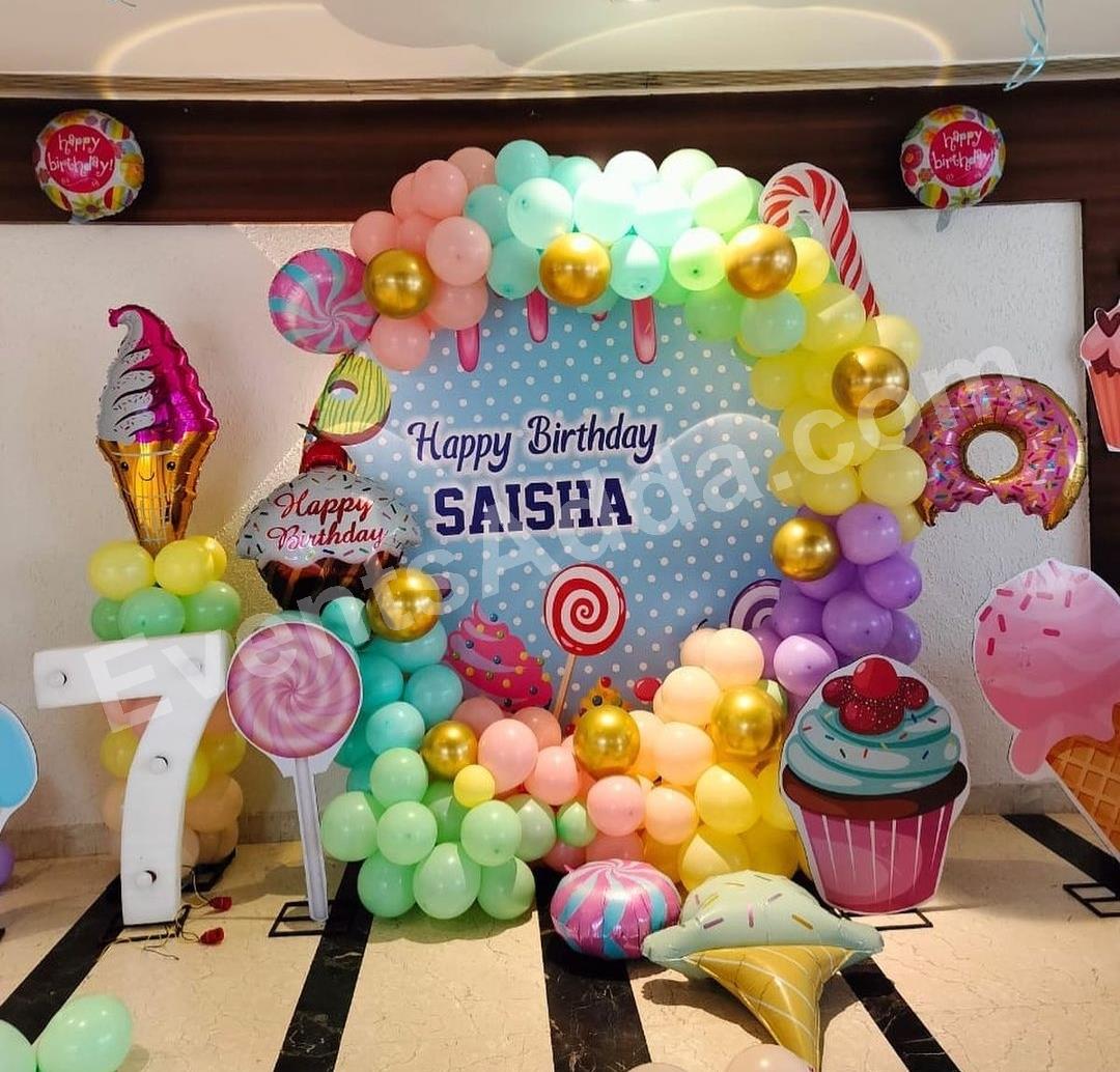 Candyland Sweet Treats Birthday Decoration Decoration in Nagarkurnool