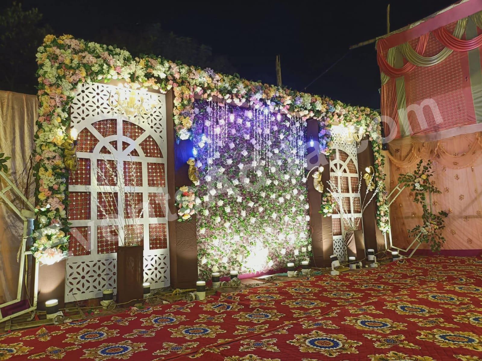 elegant-floral-garden-wedding-stage-decoration Decoration in Udaipur