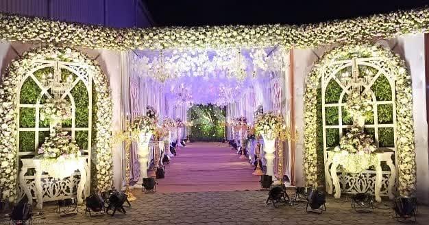 elegant-floral-tunnel-entrance-decoration in Bangalore