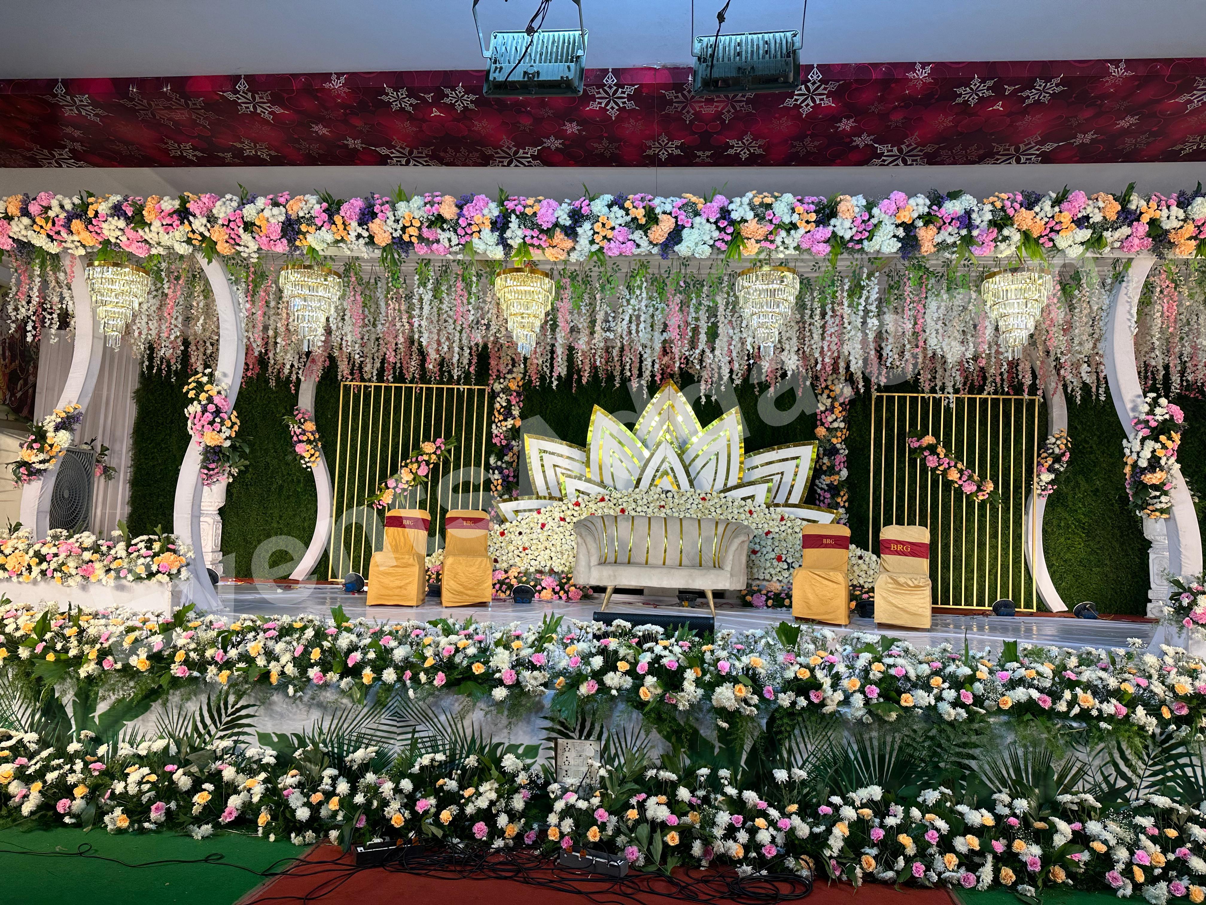 elegant-floral-wedding-stage-decoration-2 in Ahmedabad
