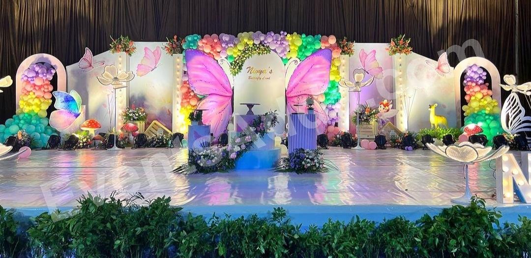 enchanted-butterfly-fairy-garden-birthday-decoration Decoration in =Hyderabad