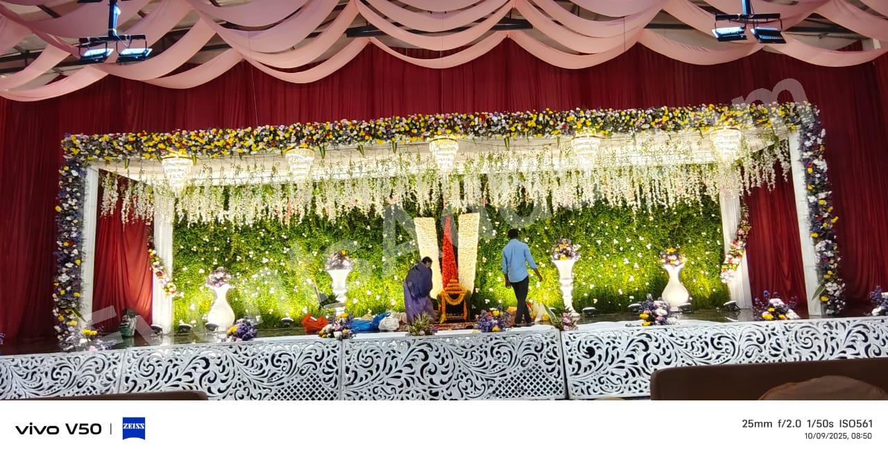 Engagement decoration in Mahabubabad