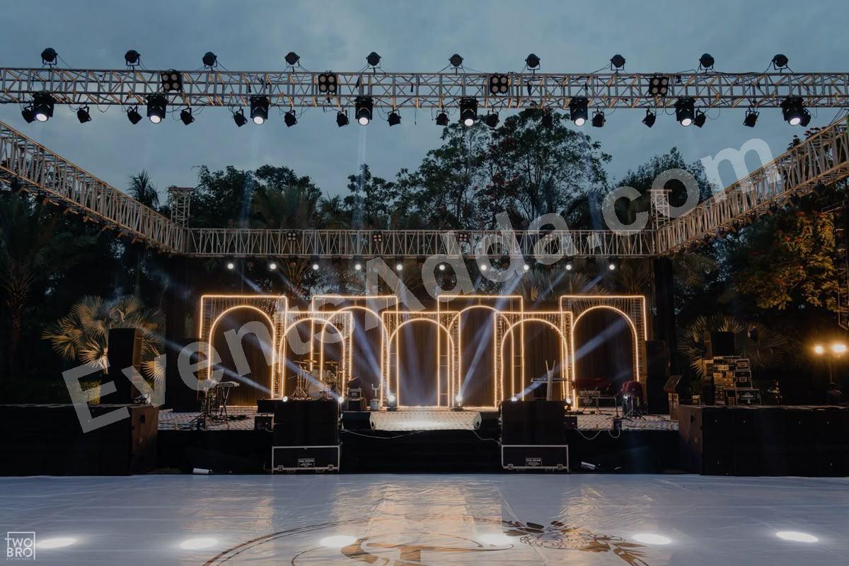 Engagement stage decoration in Bangkok