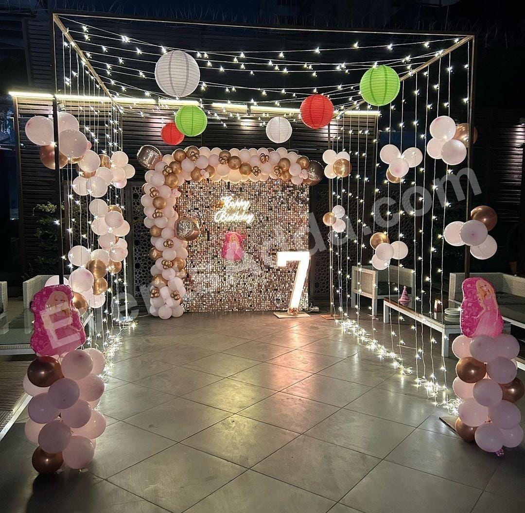 fairy-light-barbie-birthday-decoration in Ahmedabad