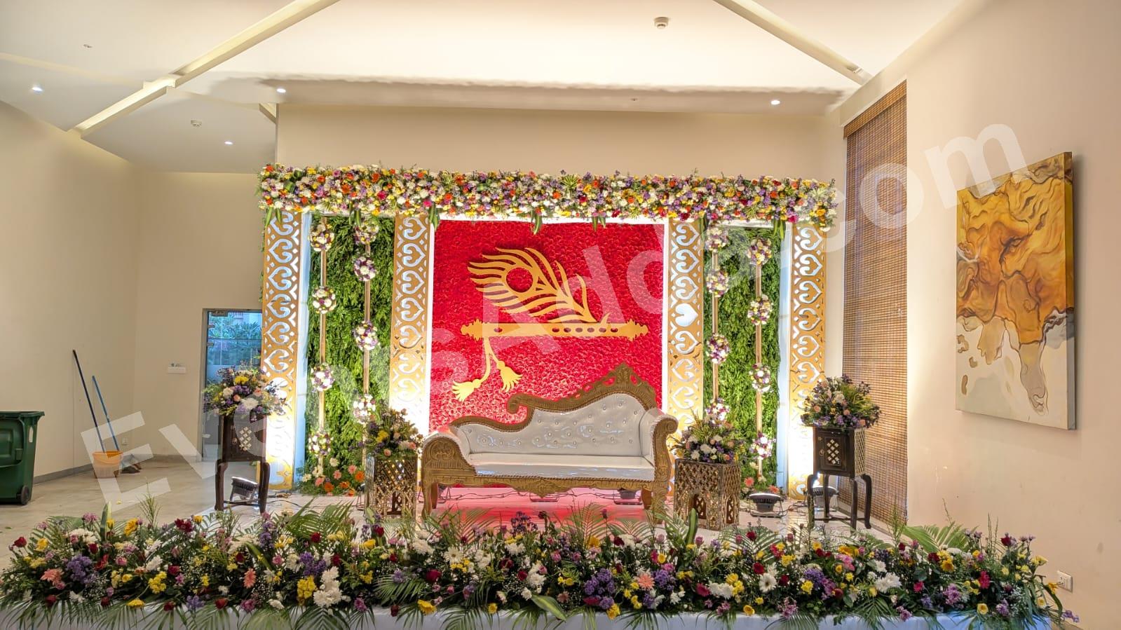Floral engagement decoration in Bangkok