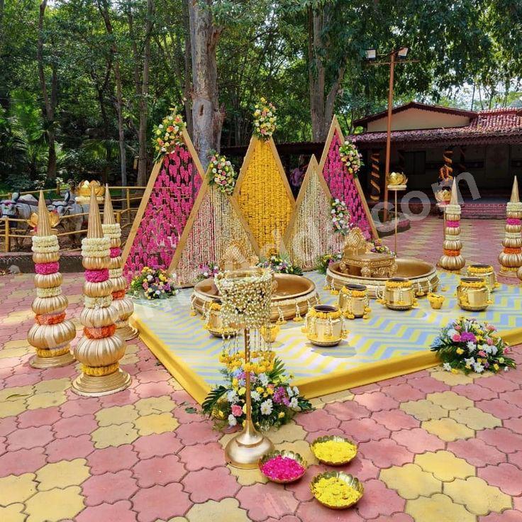 floral-haldi-decoration Decoration in guntur