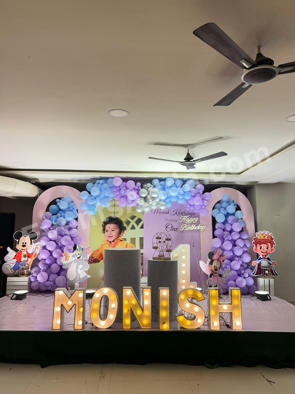 Girl birthday decoration in Bangkok