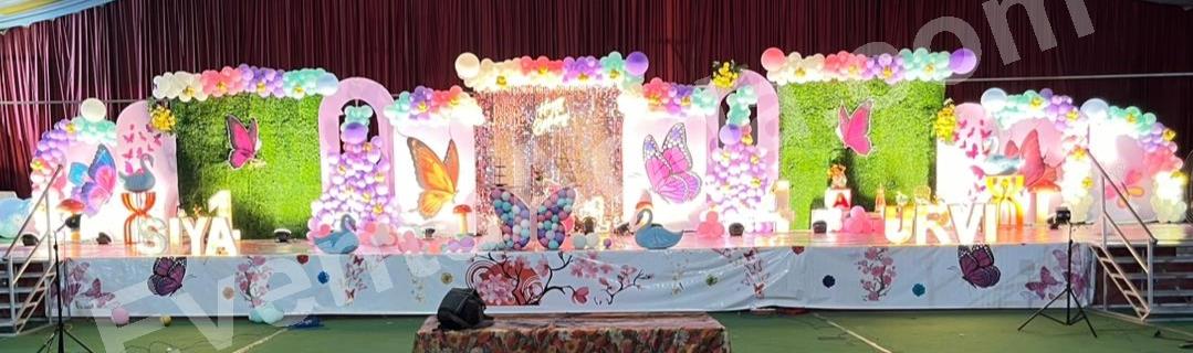 grand-butterfly-garden-luxury-birthday-decoration Decoration in =Hyderabad