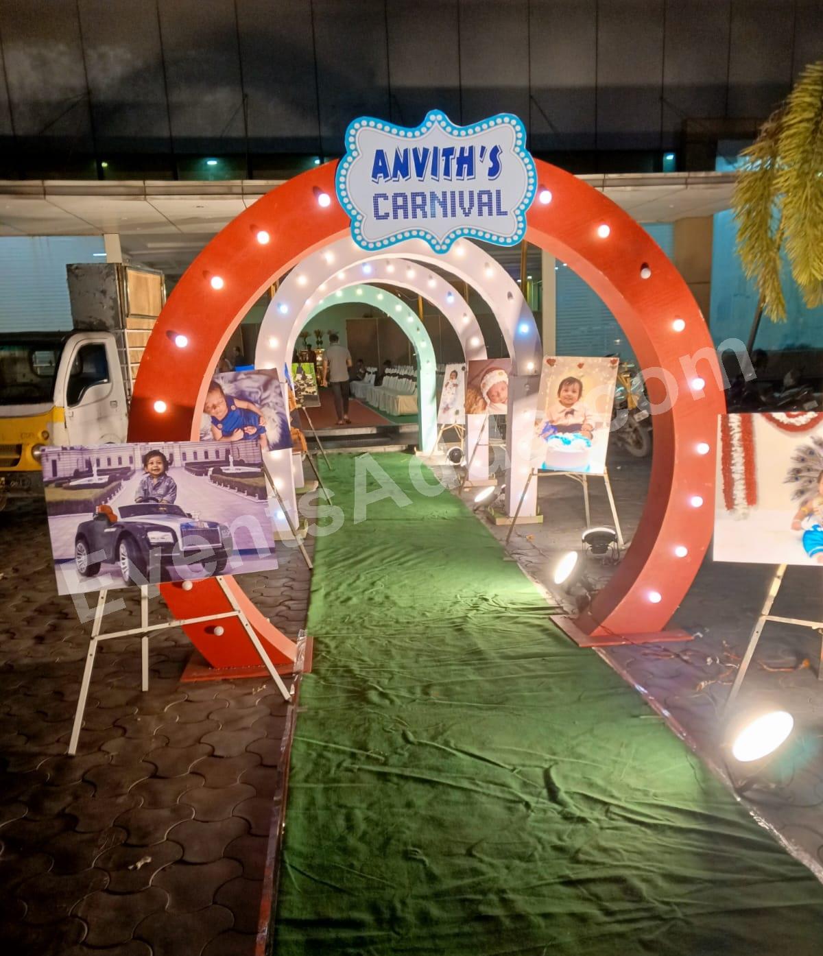 grand-carnival-entrance-arch-decoration in Khammam