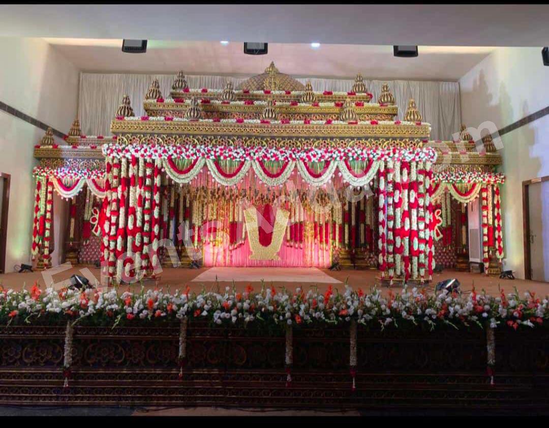 Grand Traditional Carved Mandap Entrance Decoration 2 Decoration in Bangalore