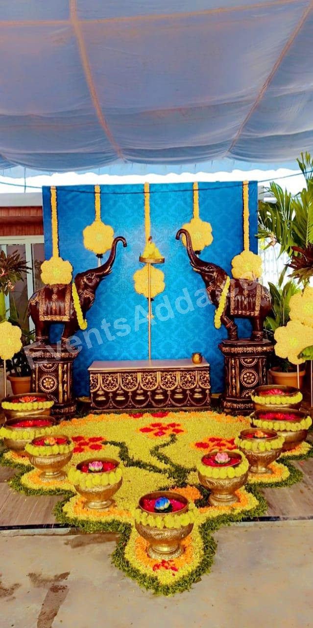 Haldi setup in bengaluru