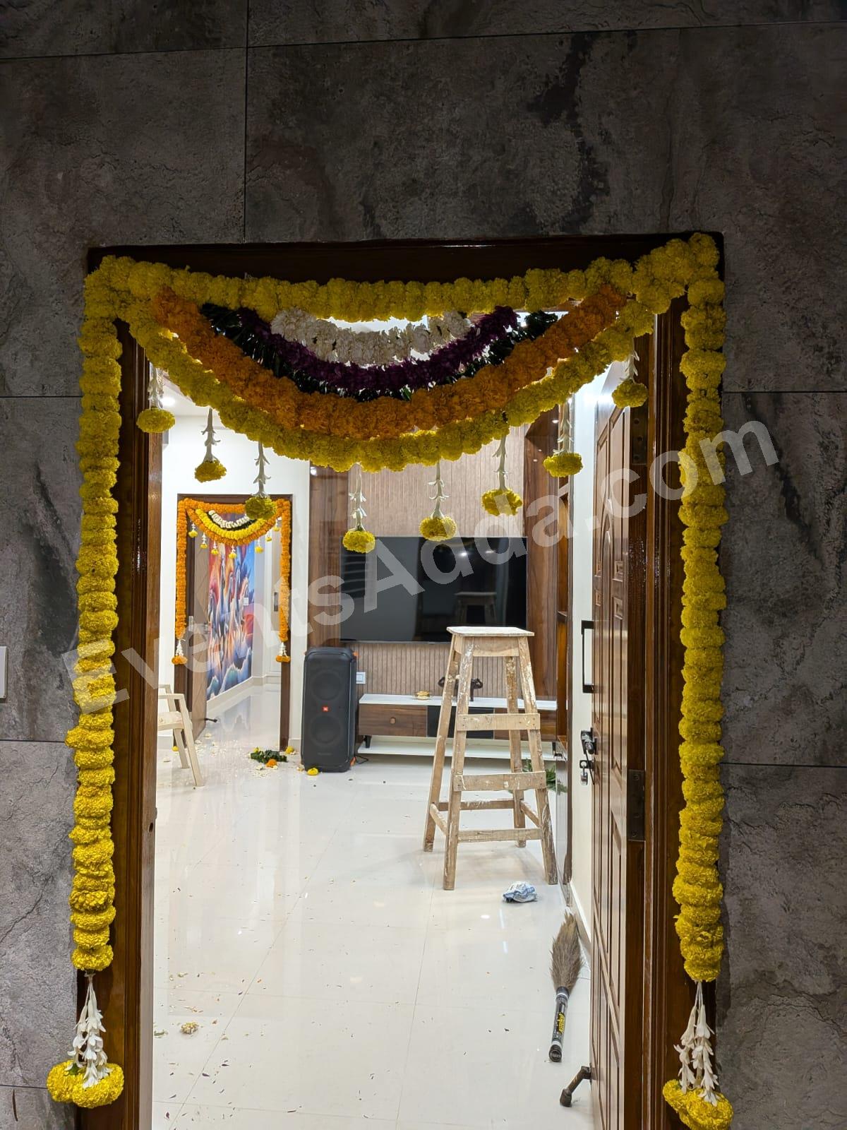 Housewarming entrance decoration in Bhilai