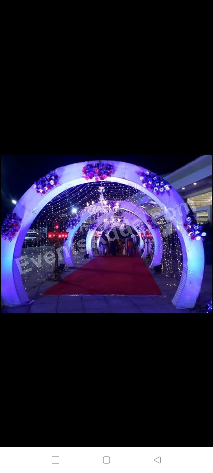 illuminated-floral-archway-entrance-decoration in Bangalore