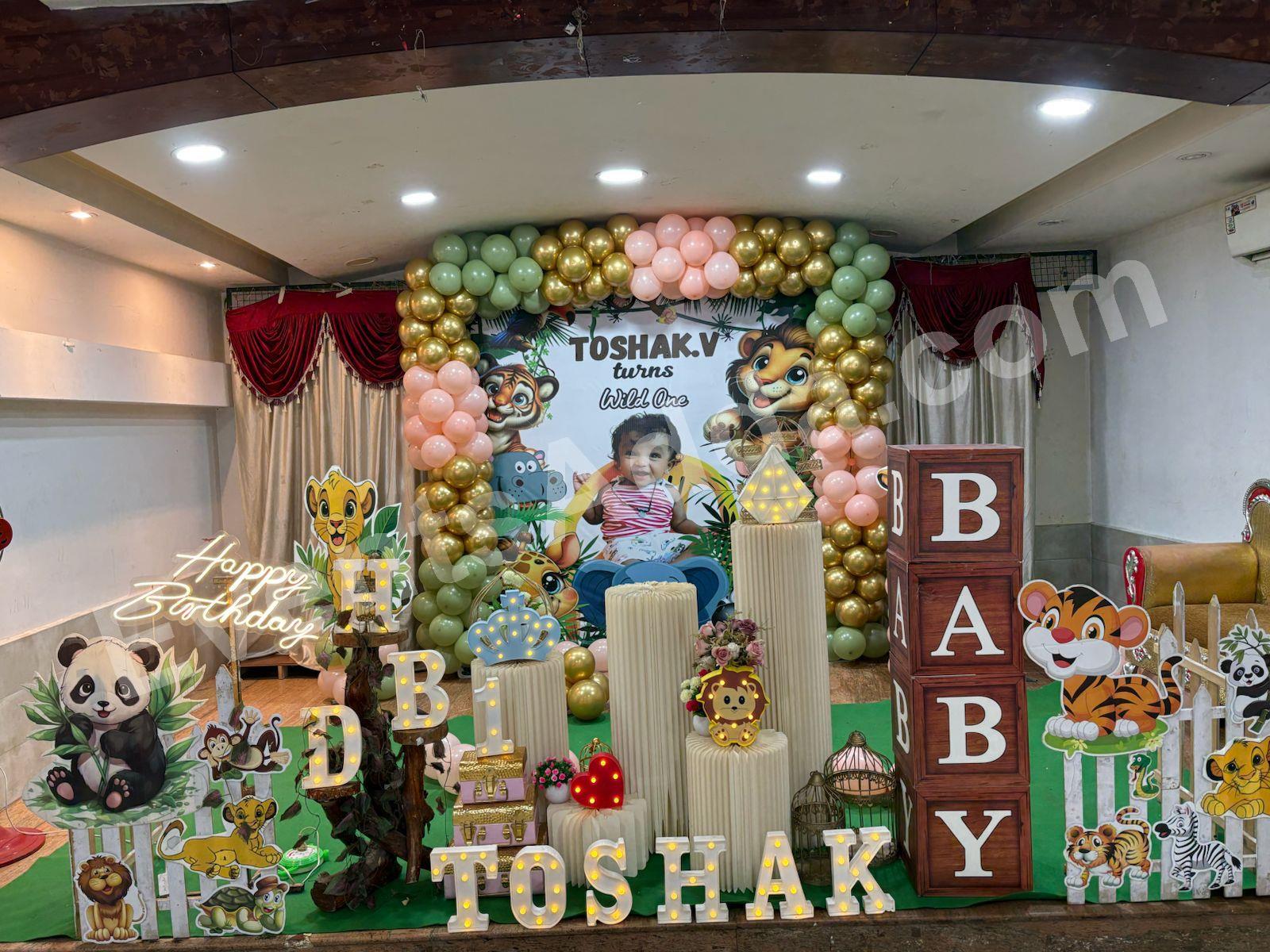 jungle-safari-birthday-decoration in Bangalore