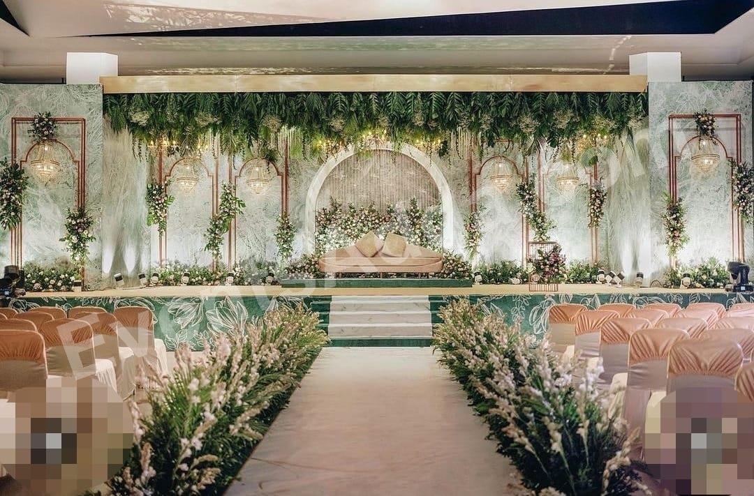 luxury-botanical-wedding-stage-decoration in Chandigarh