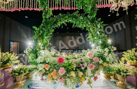 luxury-garden-floral-swing-decoration in Hyderabad