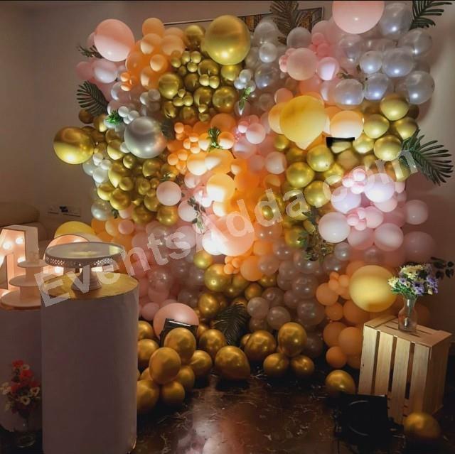 Luxury Organic Balloon Wall Birthday Decoration Decoration in Siddipet