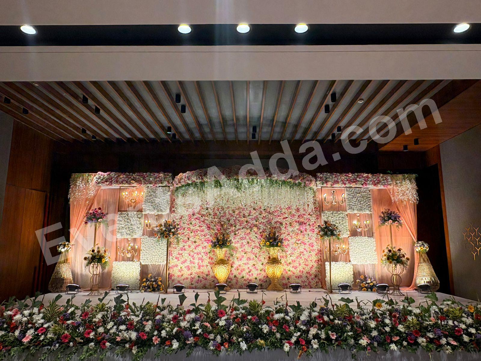 luxury-premium-floral-wedding-stage-decoration in Dubai