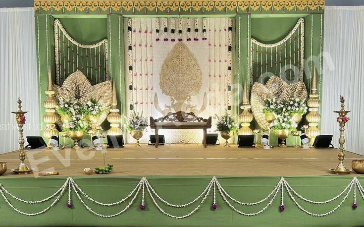 luxury-traditional-engagement-stage-decoration in Chandigarh