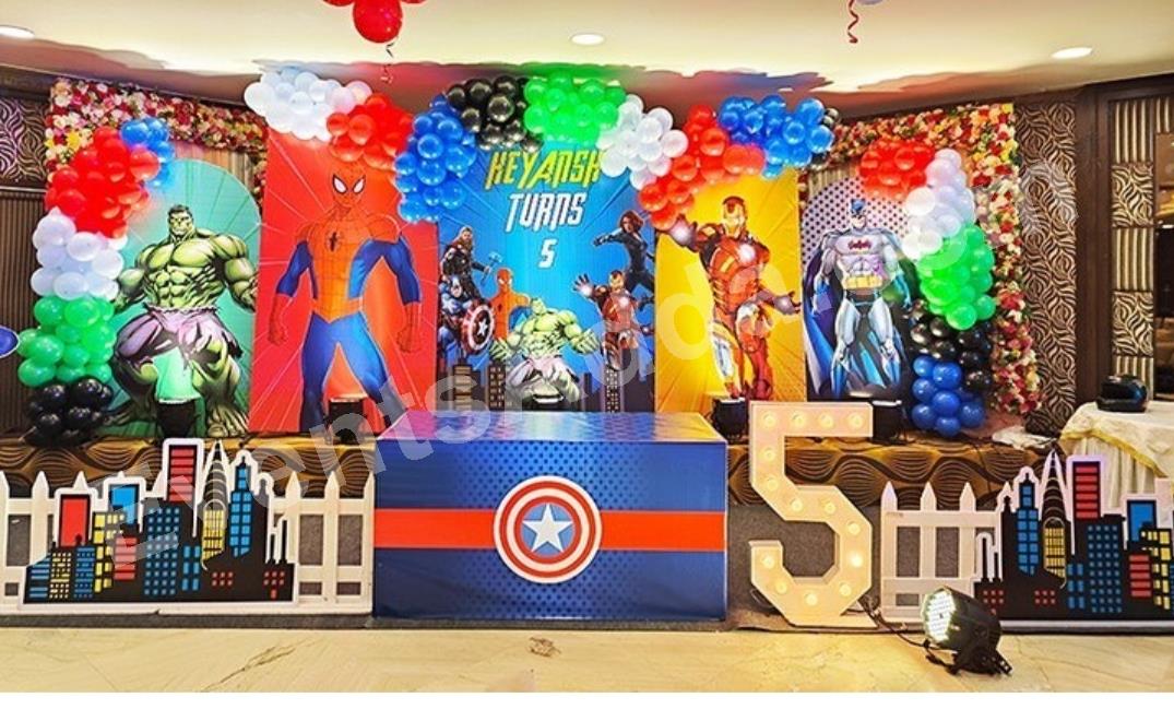 marvel-avengers-superhero-birthday-theme-decoration in Jorhat