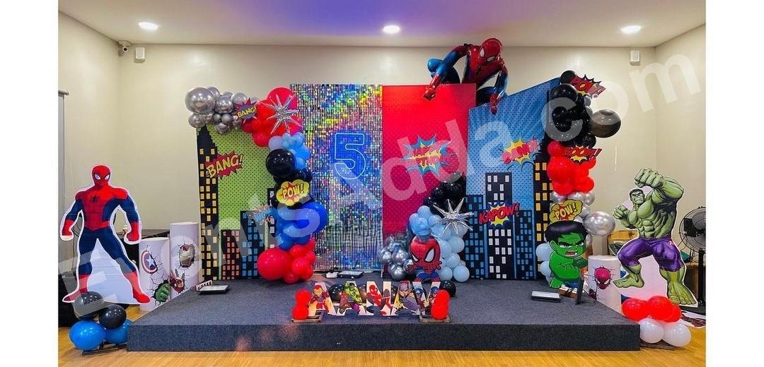 marvel-superhero-comic-birthday-theme-decoration in Jorhat