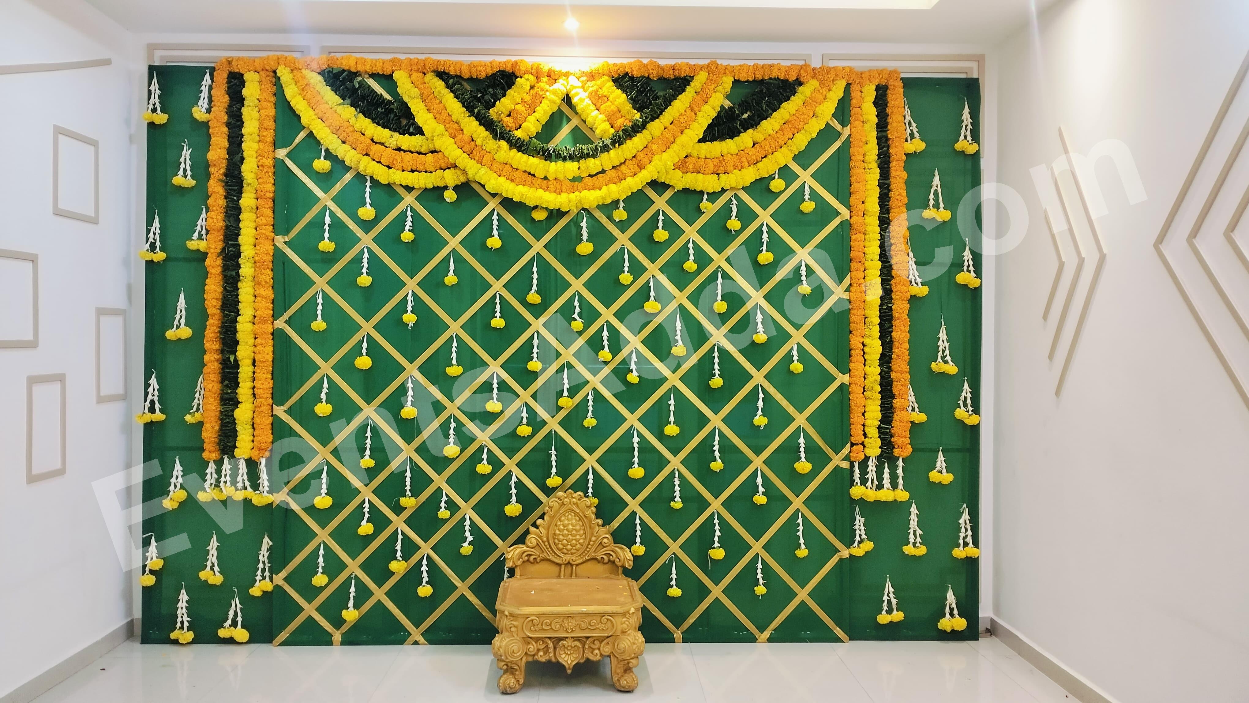 Mehendi party decoration in Indonesia