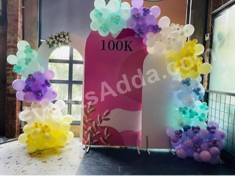 Pastel Balloon Arch Celebration Backdrop Decoration Decoration in Dubai