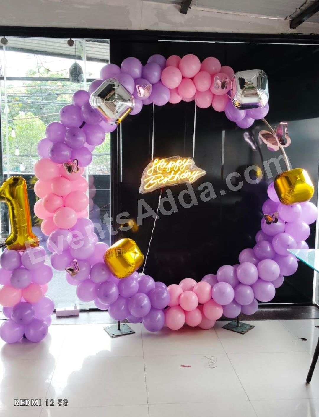 Pastel Butterfly Ring Birthday Decoration Decoration in Dubai