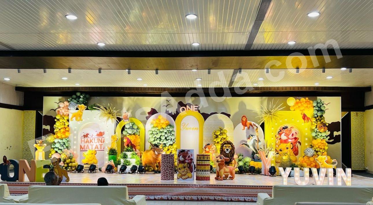 premium-lion-king-hakuna-matata-first-birthday-decoration Decoration in =Nagarkurnool