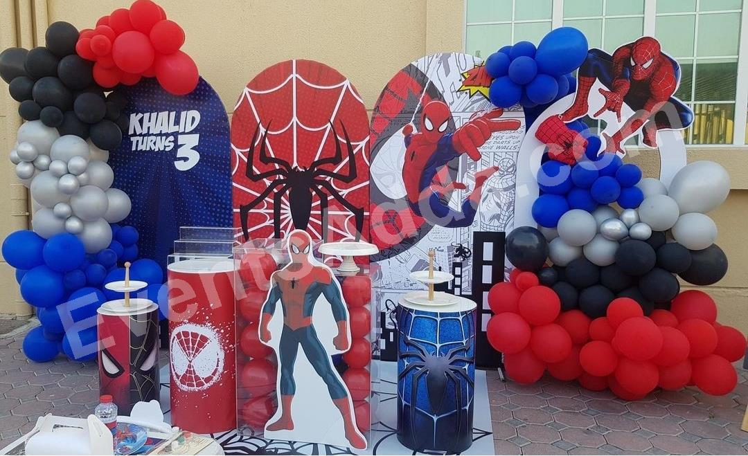premium-spider-man-superhero-birthday-backdrop-decoration in Jorhat