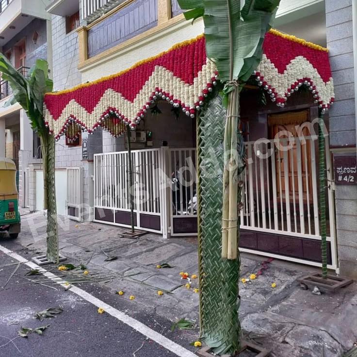 Premium Traditional Banana Leaf Entrance Canopy Decoration Decoration in Jaipur