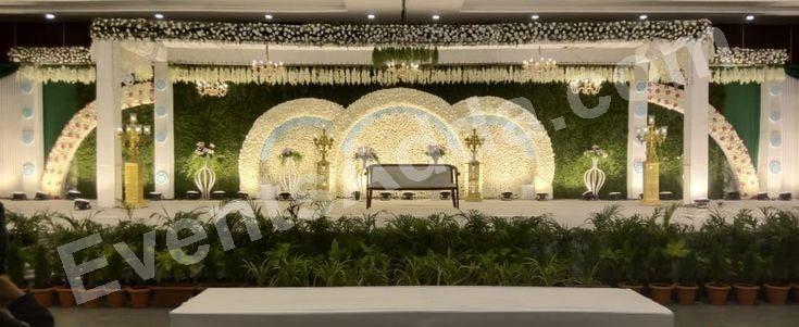 royal-floral-greenery-wedding-stage-decoration in Chandigarh